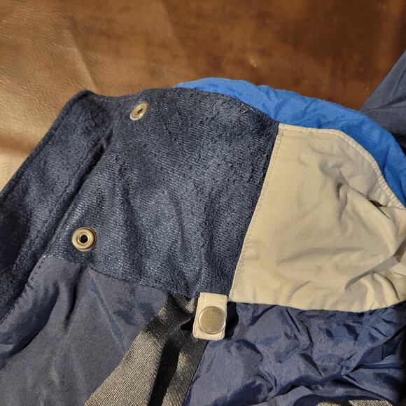 Columbia Colorblock Gorpcore Interchange Vertex Jacket Blue Black Mens XL - Picture 5 of 10